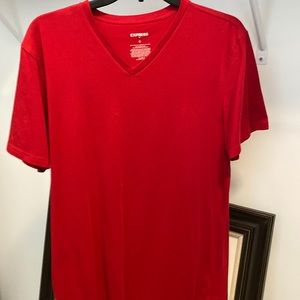 Express Red Cotton T-shirt